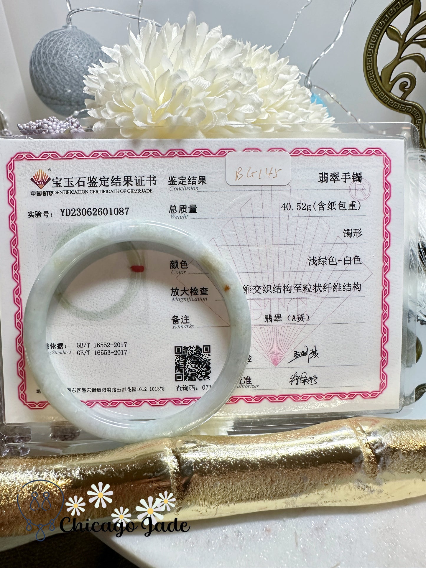 White Base Orange Highlight Dainty Jadeite Jade Feicui Bangle Natural Untreated Grade A Certified Burma