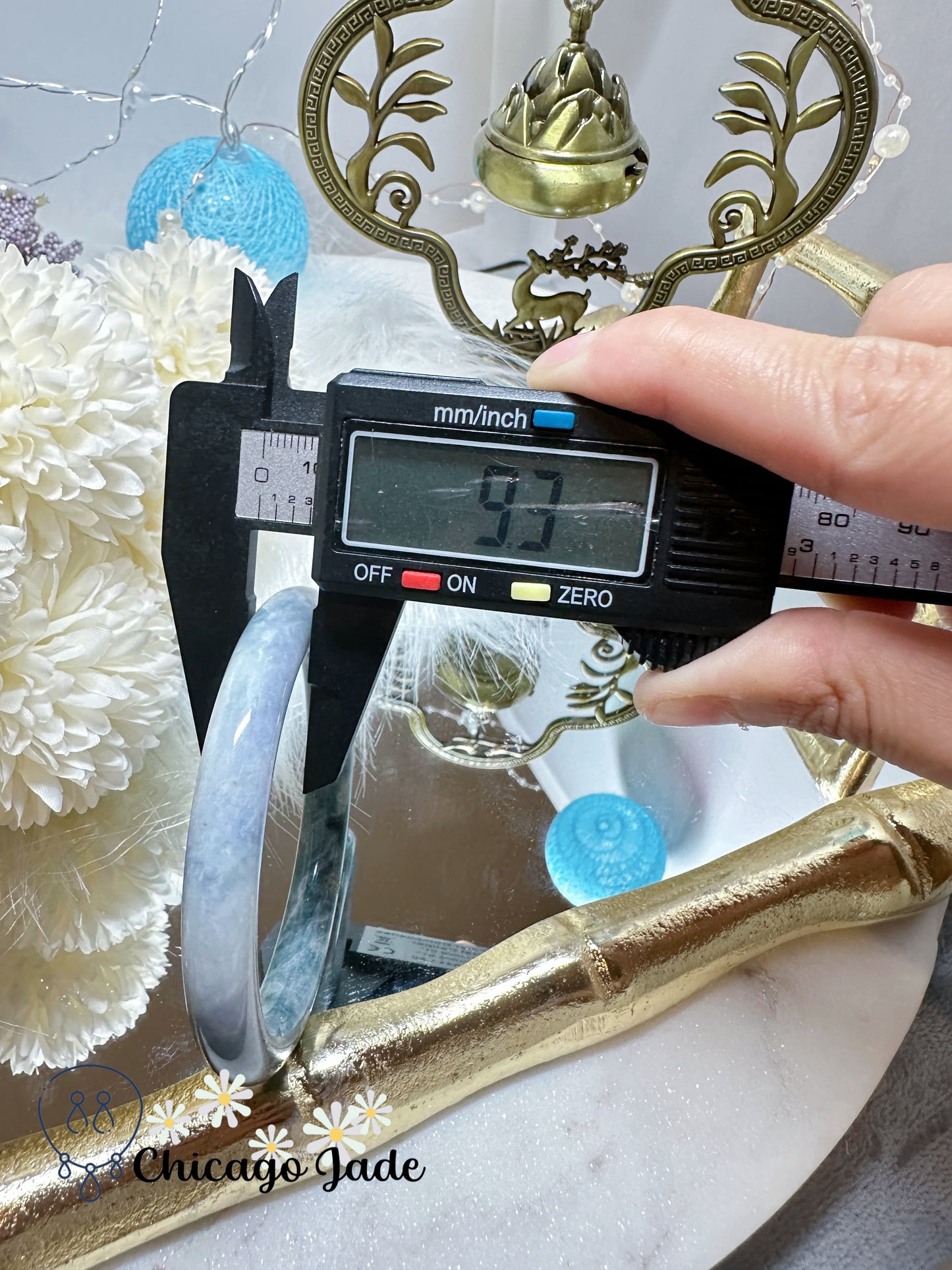 Purple Blue Monet Garden Style Natural Untreated Jadeite Jade Feicui Bangle Certified Grade A Burma